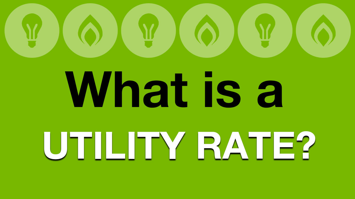 Glossary: Utility Rate
